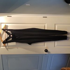 Romper black overalls